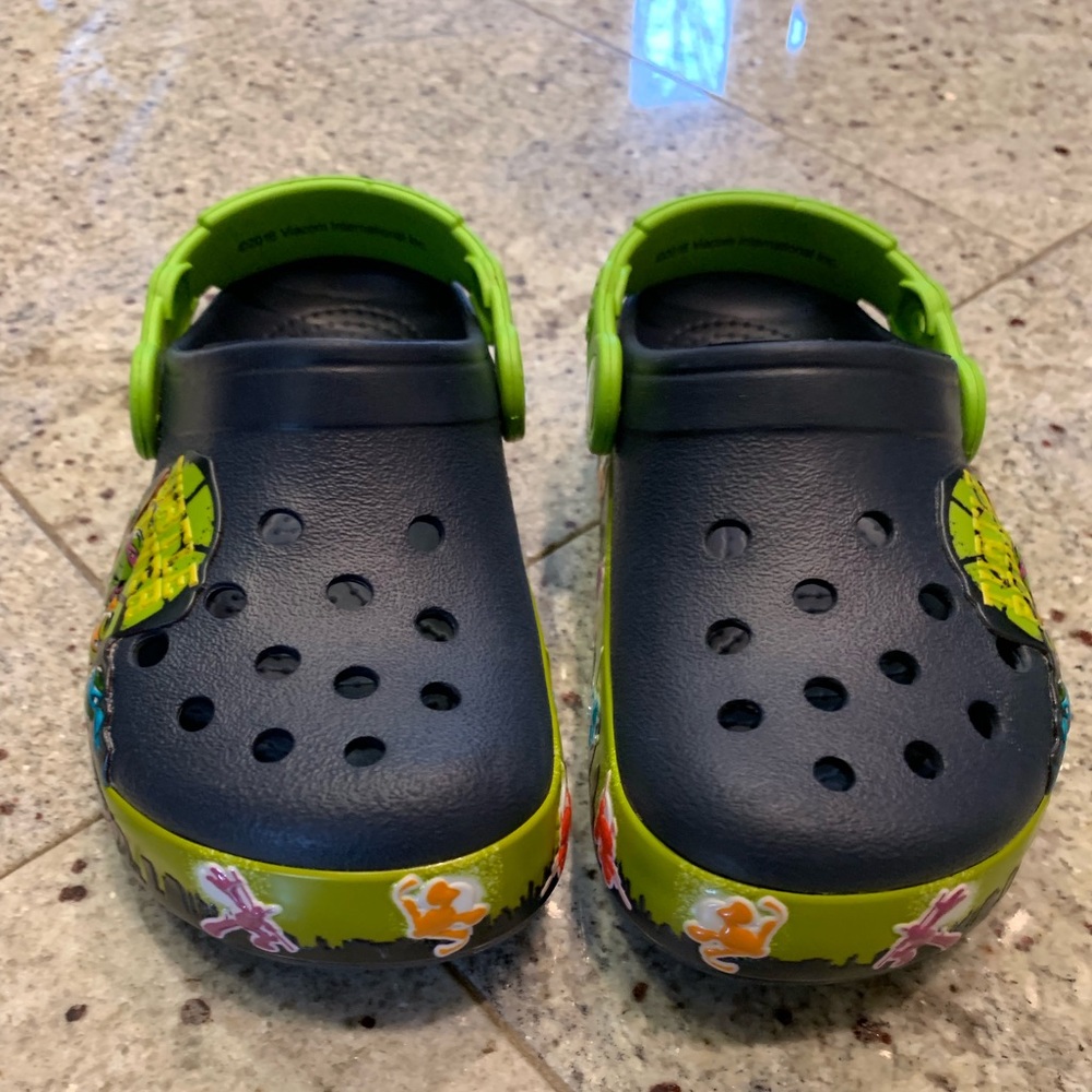 Ninja turtles light up crocs